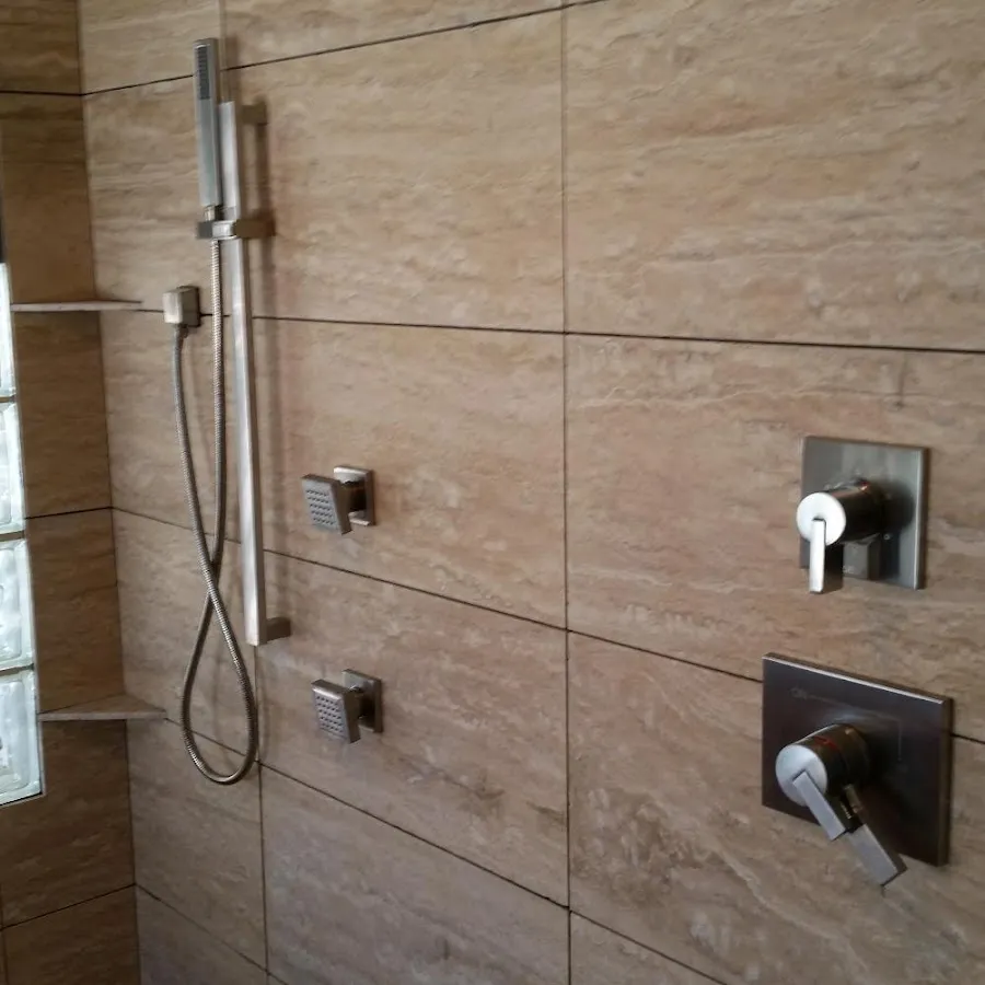 Shower fixture installation for Water Heater Replacement in Edgemoor